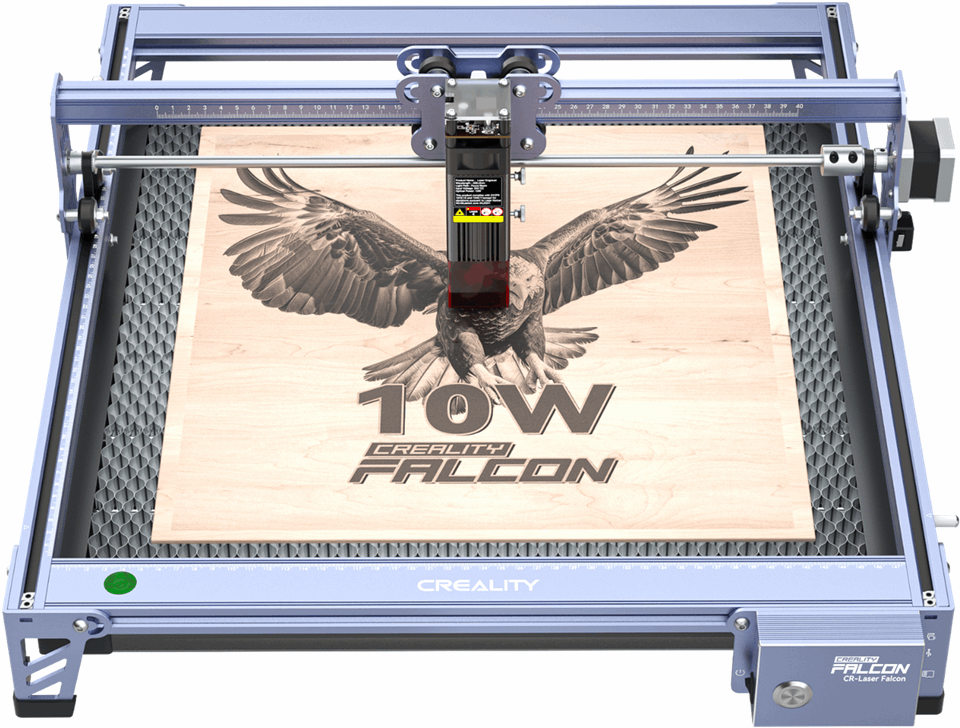 CR Falcon Laser Engraver 10W with Honeycomb Bed