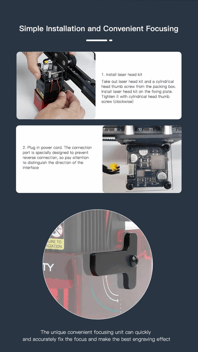 Creality 3D Printer Laser Engraver Module 1.6W