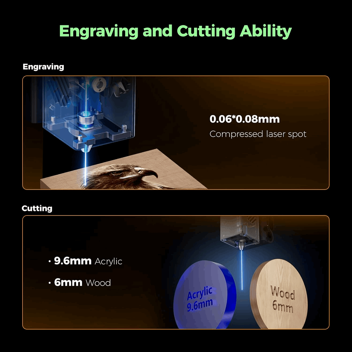 Creality Falcon A1 10W Laser Engraver with Air Assist