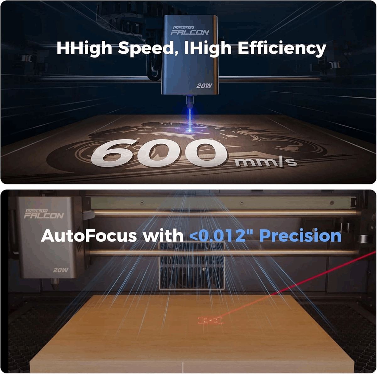 Creality Falcon A1 Pro 20W Laser Engraver & Cutter