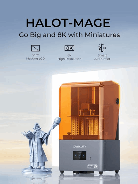 Creality Halot Mage 8K - 3D Resin Printer