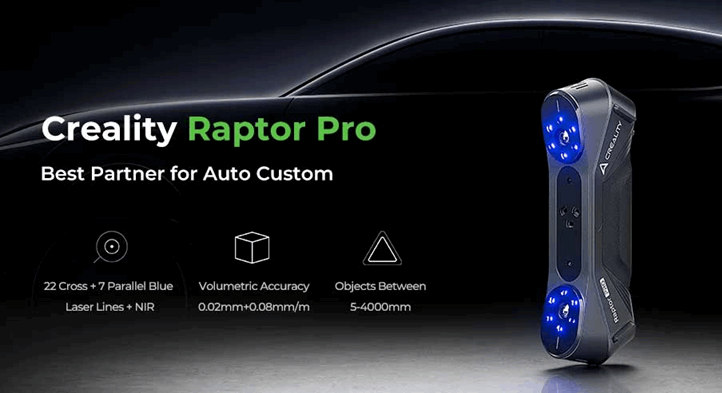 Creality 3D Scanner Raptor Pro for 3D Printing