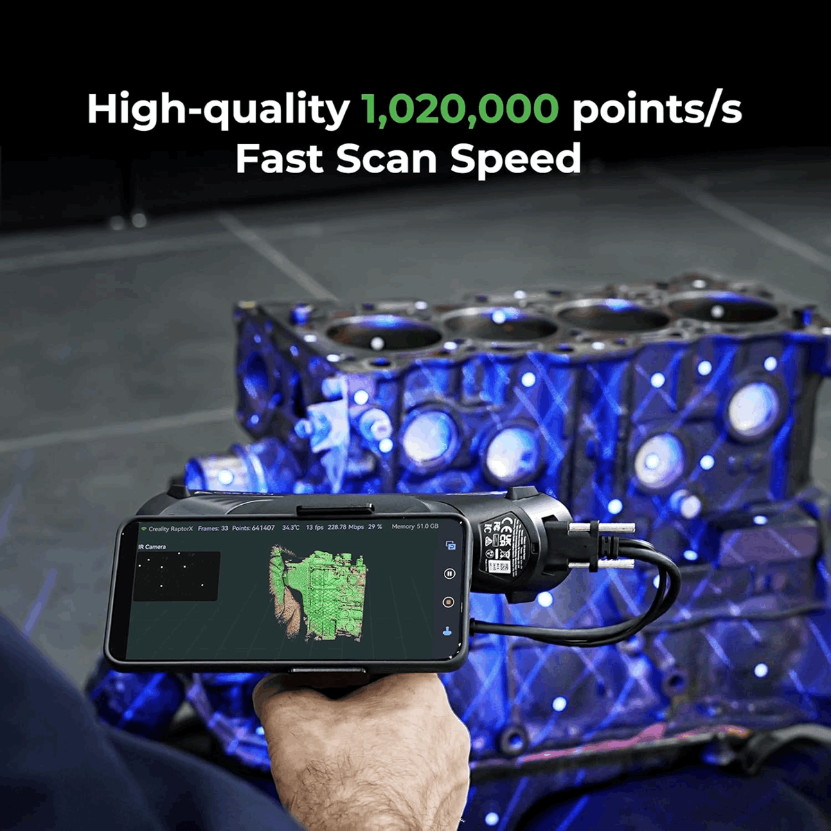 Creality 3D Scanner Raptor X for 3D Printing