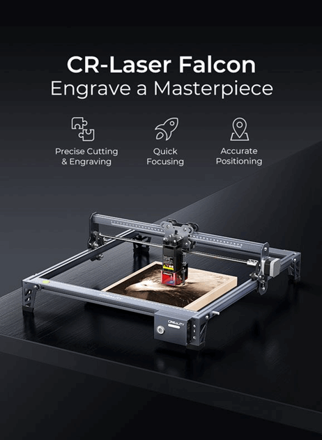 Creality CR Falcon Laser Engraver 5W - Upgrade Pack with Honeycomb Bed