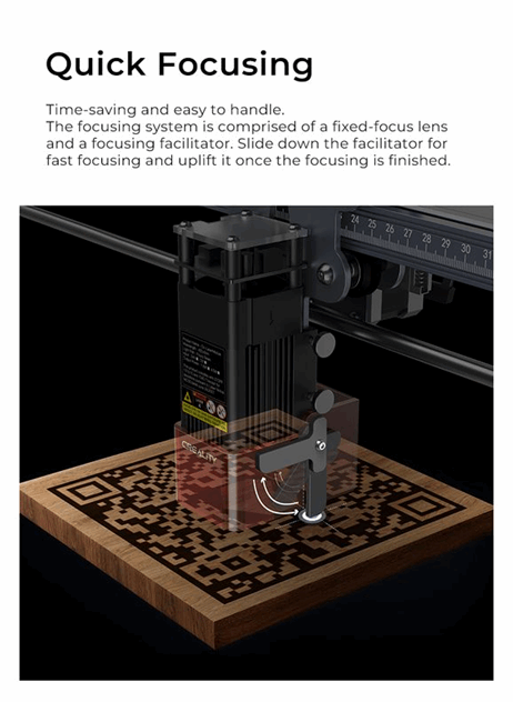 Creality CR Falcon Laser Engraver 5W - Upgrade Pack with Honeycomb Bed