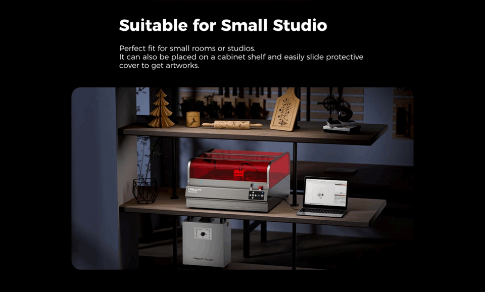 Creality CR Laser Falcon2 60W Pro 3D Laser Engraver with Air Assist