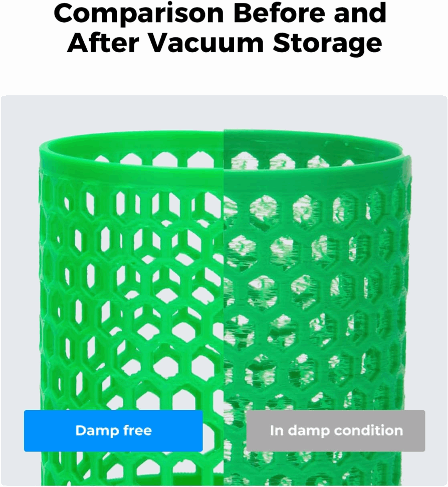 Creality 3D Printing Filament Vacuum Seal Kit with Rechargeable Vacuum Pump