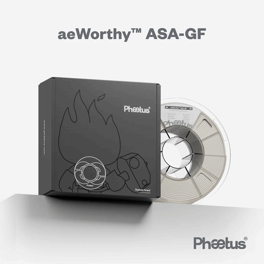 PHAETUS aeWorthy ASA-GF – Glass Fibre Reinforced Filament 1.75mm