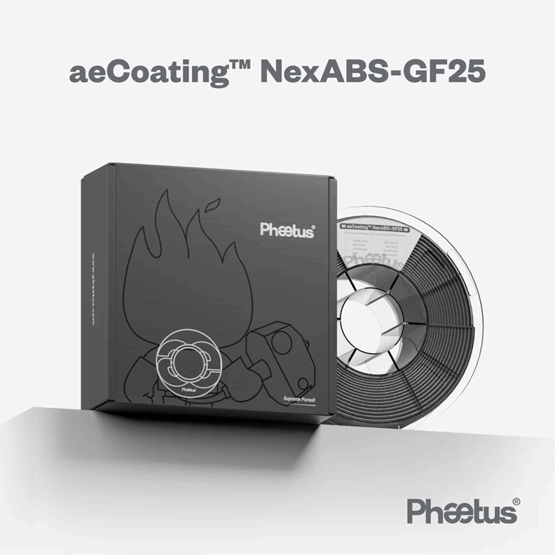 PHAETUS aeCoating Nex ABS-GF25 High-Strength Filament – 1.75mm