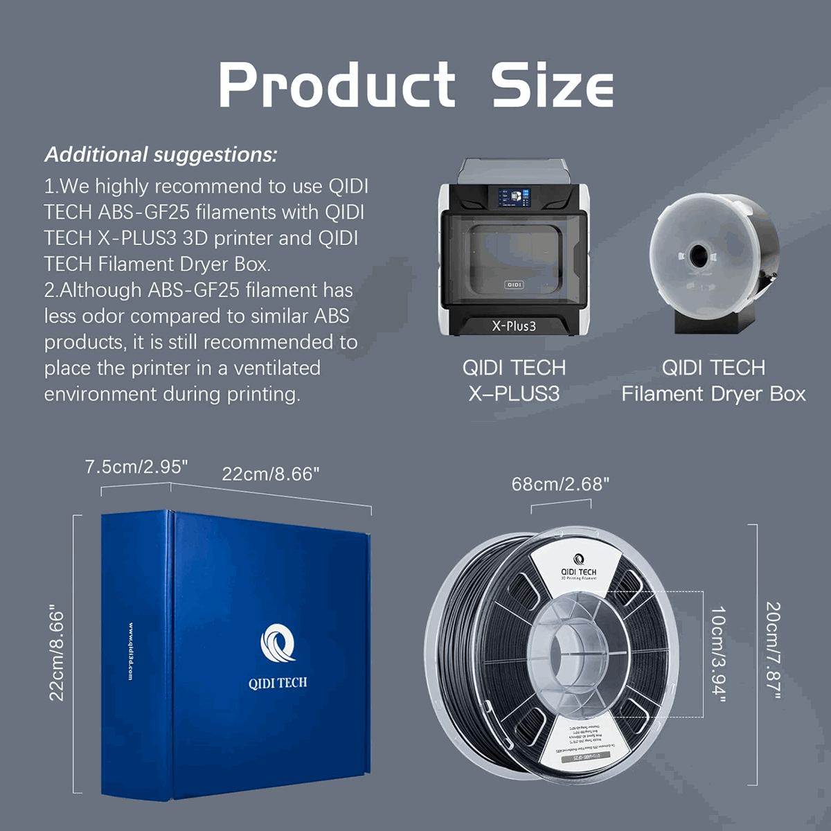 QIDI ULTRA ABS-GF25 Filament