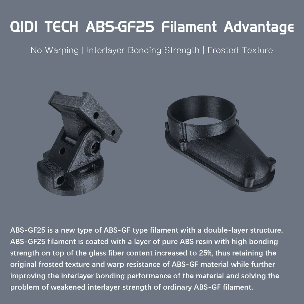 QIDI ULTRA ABS-GF25 Filament