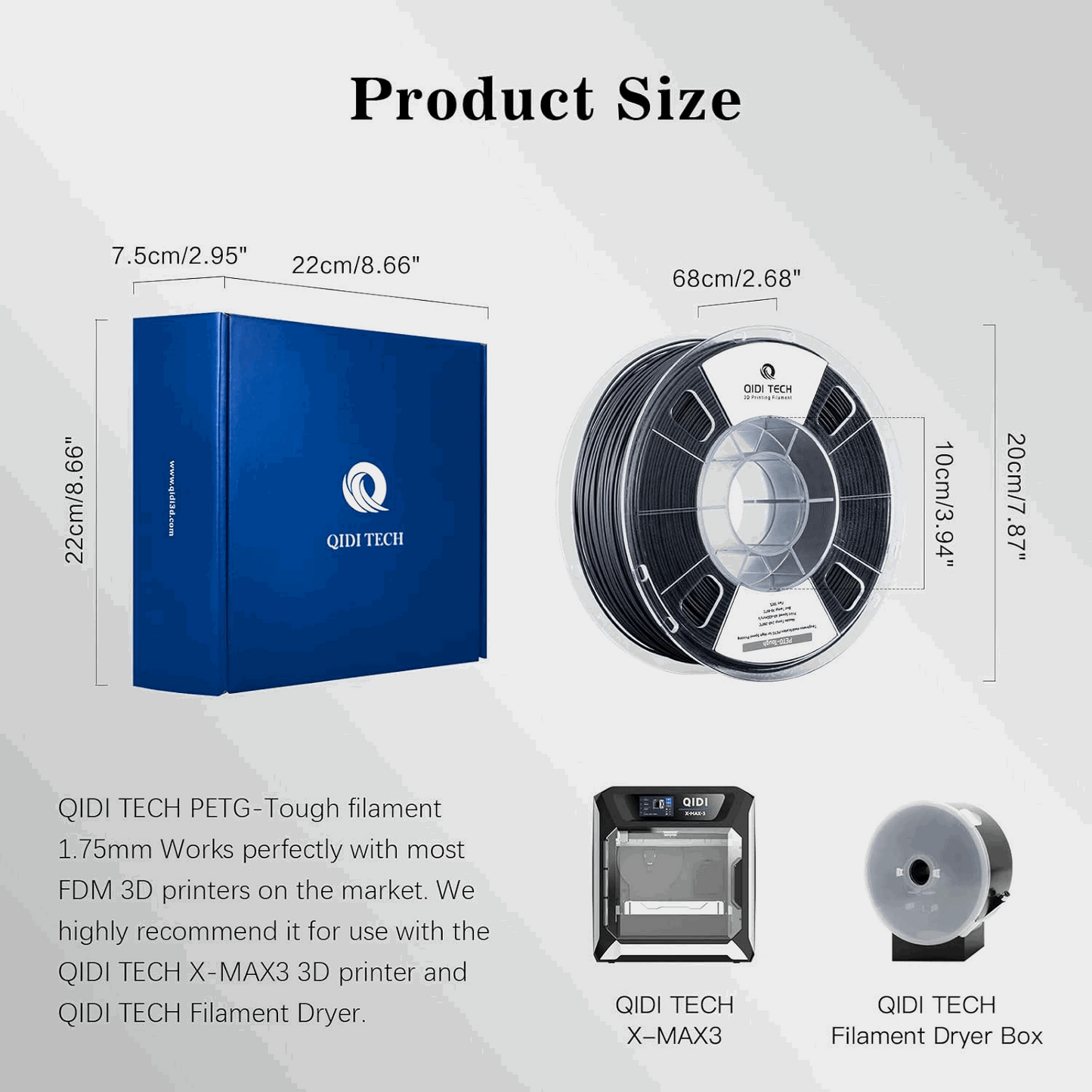 QIDI Tech PETG-Tough Filament