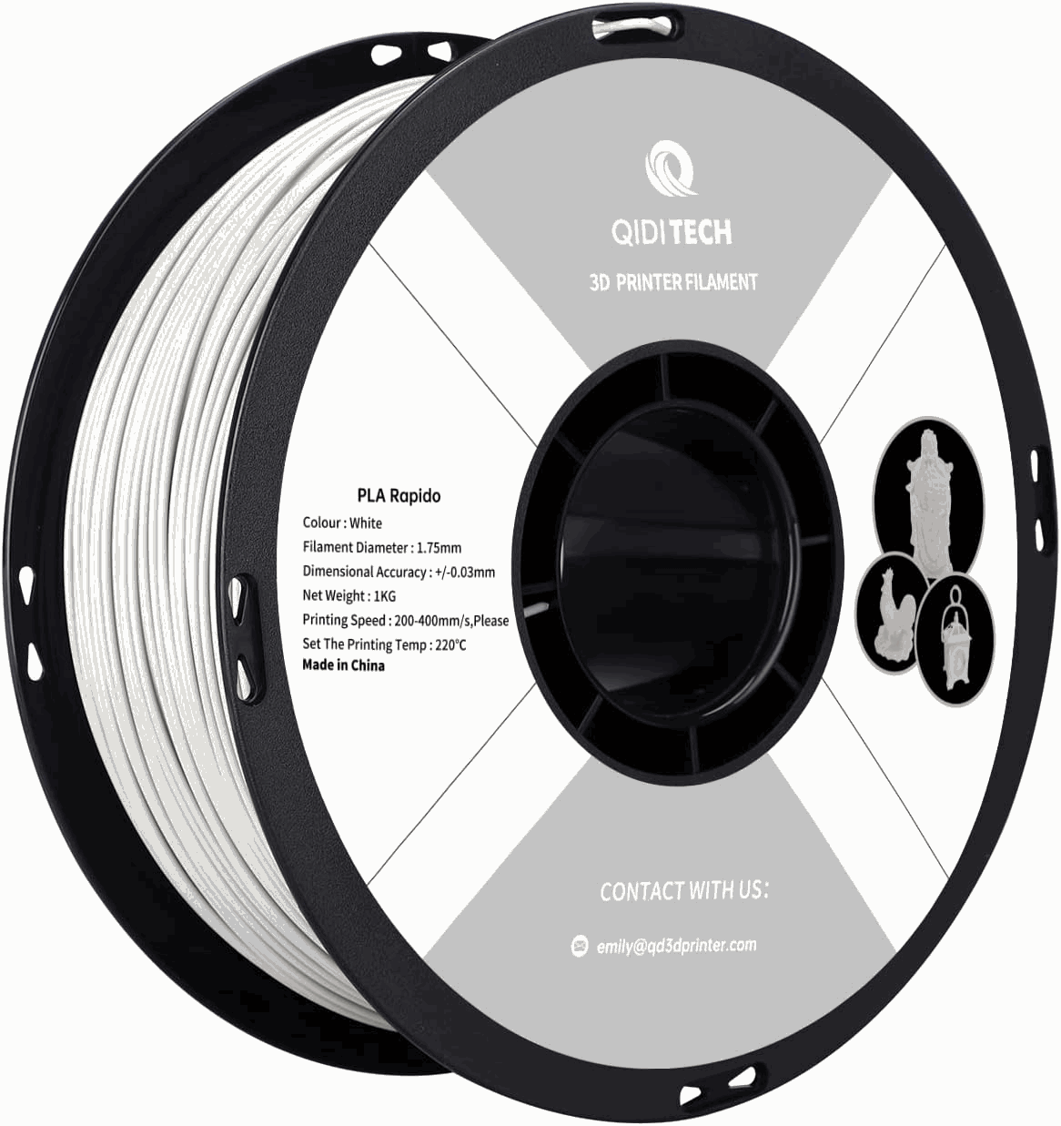 QIDI Tech 3D Printer PLA Rapido Filament