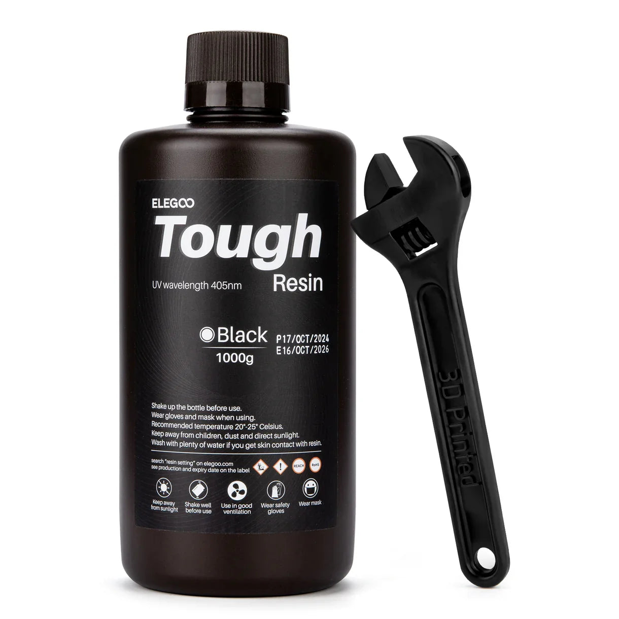 ELEGOO Tough Resin - 1kg - Black
