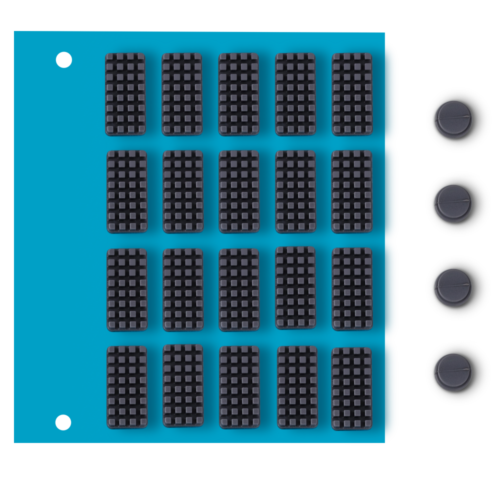 Snapmaker U1 nozzle cleaning brushes and parking pads kit