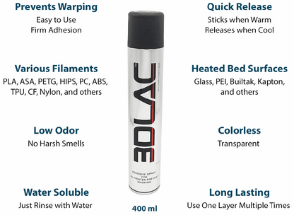 3DLAC Bed Adhesion Spray - 400ml