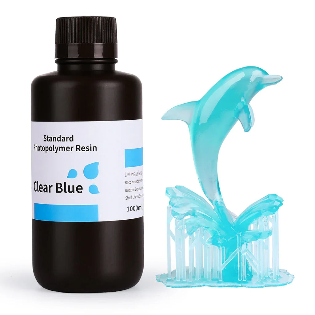 ELEGOO Standard Resin V1.0 - 1kg - Clear Blue