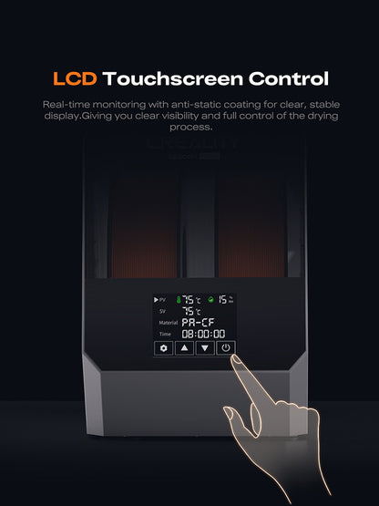Space Pi V2 Plus LCD touchscreen controls