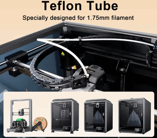 PTFE Tube 2.5mm ID  4mm OD – Sold Per Meter