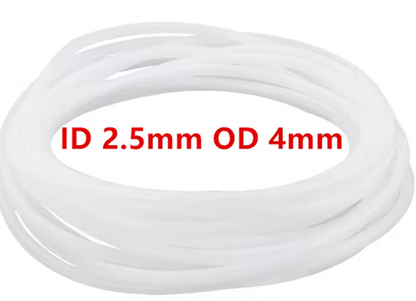 PTFE Tube 2.5mm ID  4mm OD – Sold Per Meter
