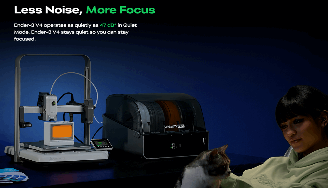 Creality Ender 3V4 - 3D Printer with CFS Combo
