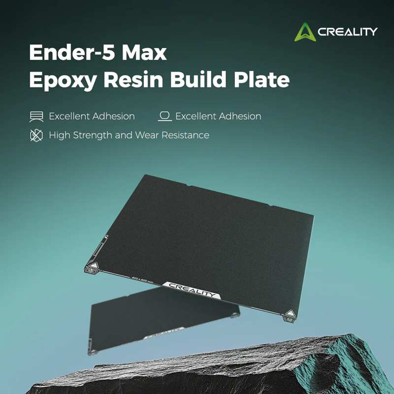 Creality Ender-5 Max Epoxy Resin Build Plate - 430 × 415 mm
