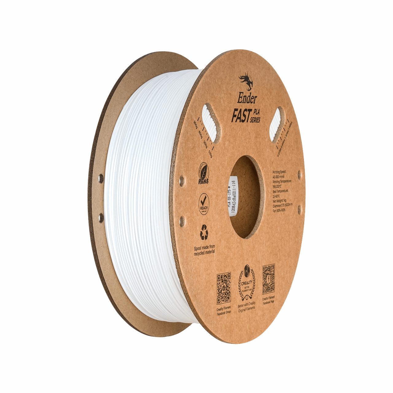 Creality Ender Fast PLA 3D Printer Filament - High-Speed 1kg