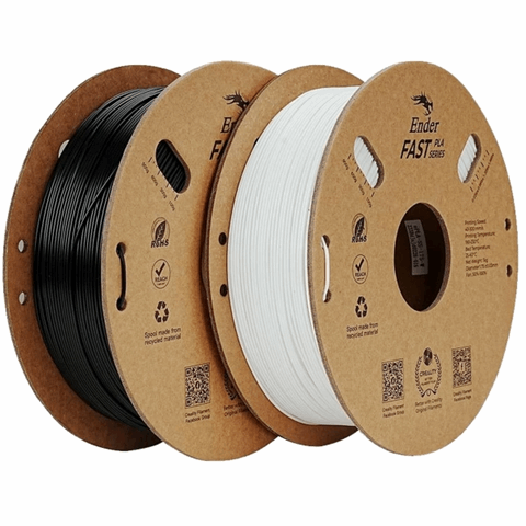 Creality Ender Fast PLA Filament Value Pack - Black & White 2kg