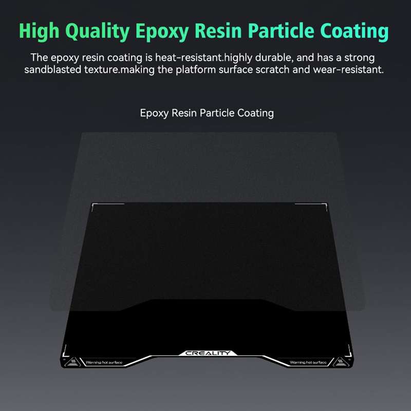 Creality Epoxy Resin Build Plate for Hi Series Printers - 280 × 265 mm