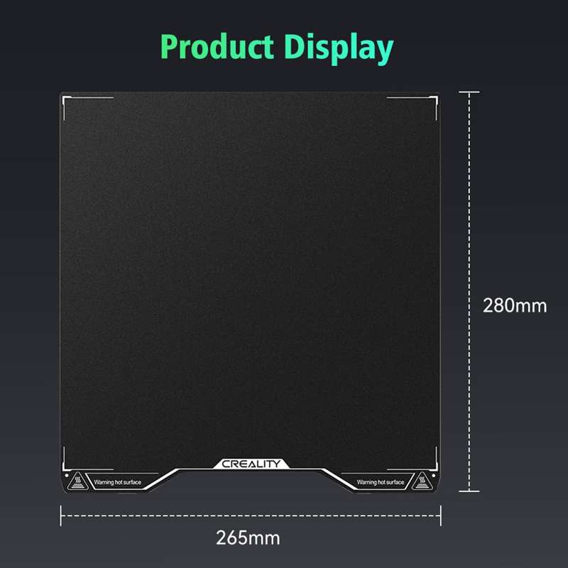 Creality Epoxy Resin Build Plate for Hi Series Printers - 280 × 265 mm