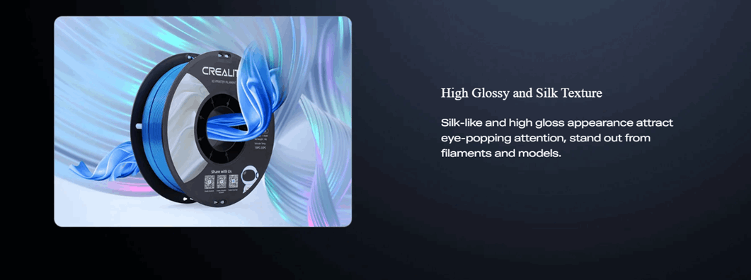 Creality Glossy Silk PLA Filament - 1kg