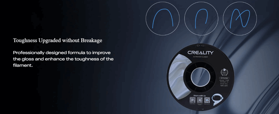 Creality Glossy Silk PLA Filament - 1kg