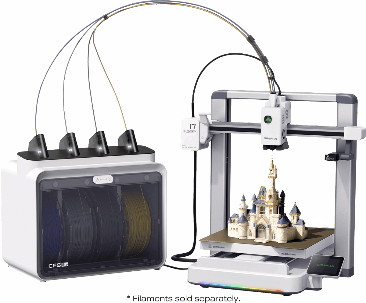 Creality SparkX i7 Combo – Multi-Colour 3D Printer