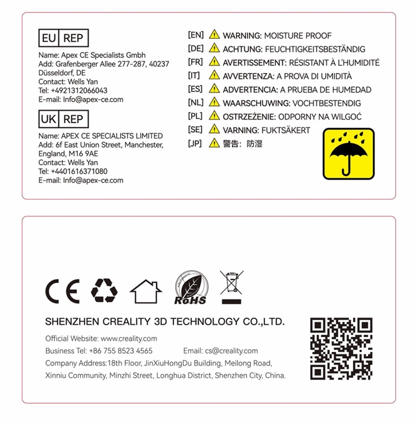 Creality Y-Axis Limit Switch for Ender 3V3