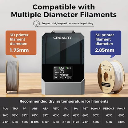 Creality Space PI Filament Dryer Plus – Filament Drying Solution