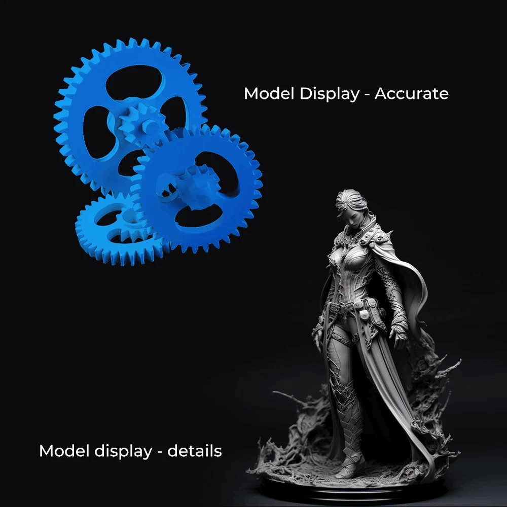 Creality 8K High Precision UV Curable Resin - Blue 1 KG