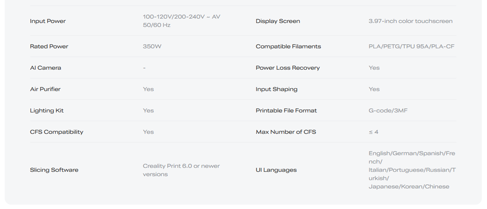 Creality K2SE - 3D Printer