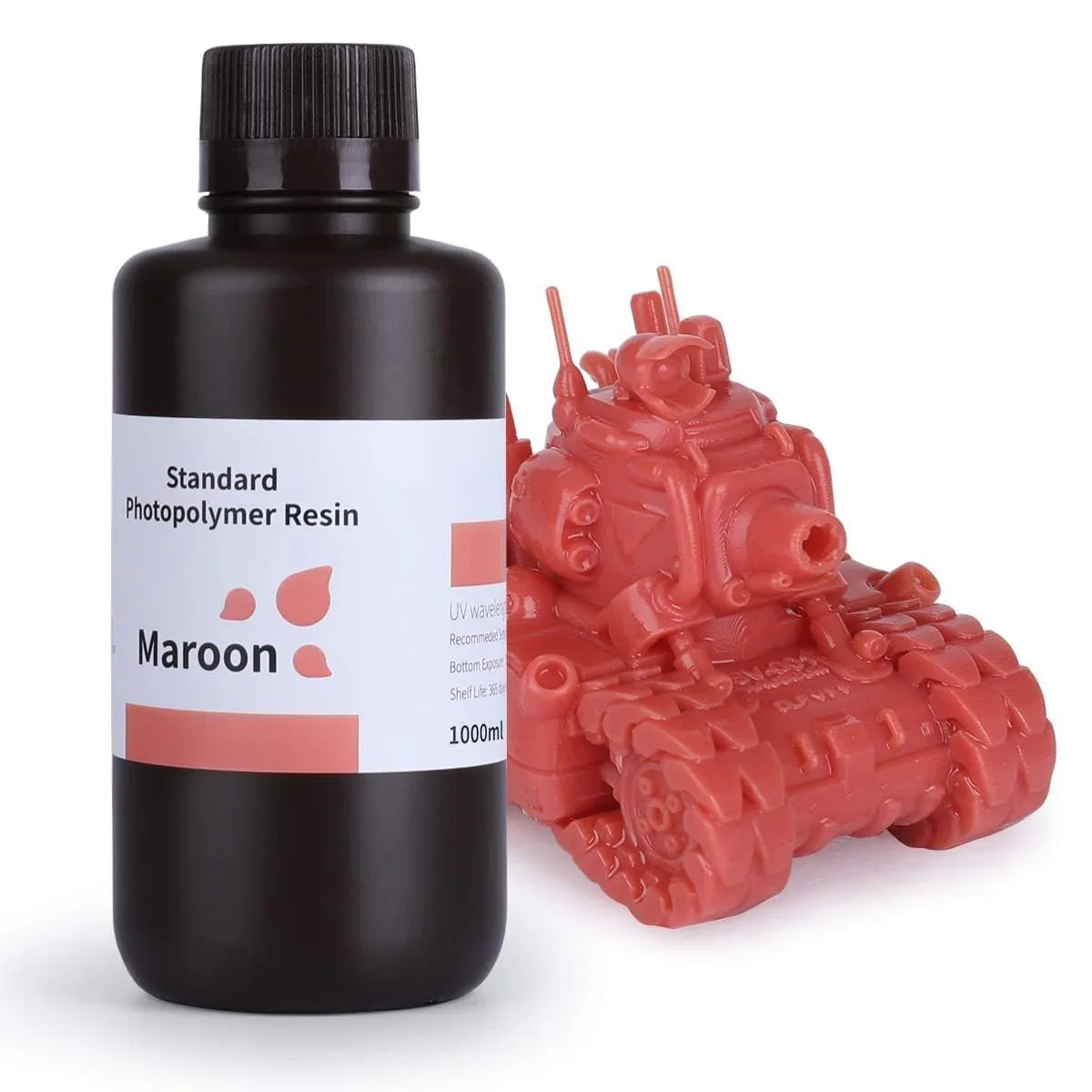 ELEGOO Standard Resin V1.0 - 1kg - Maroon