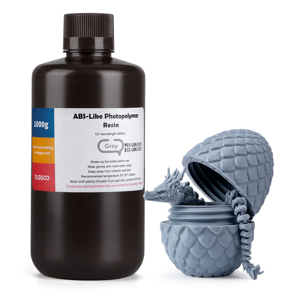 ELEGOO ABS-Like Resin V1.0 - 1kg - Grey
