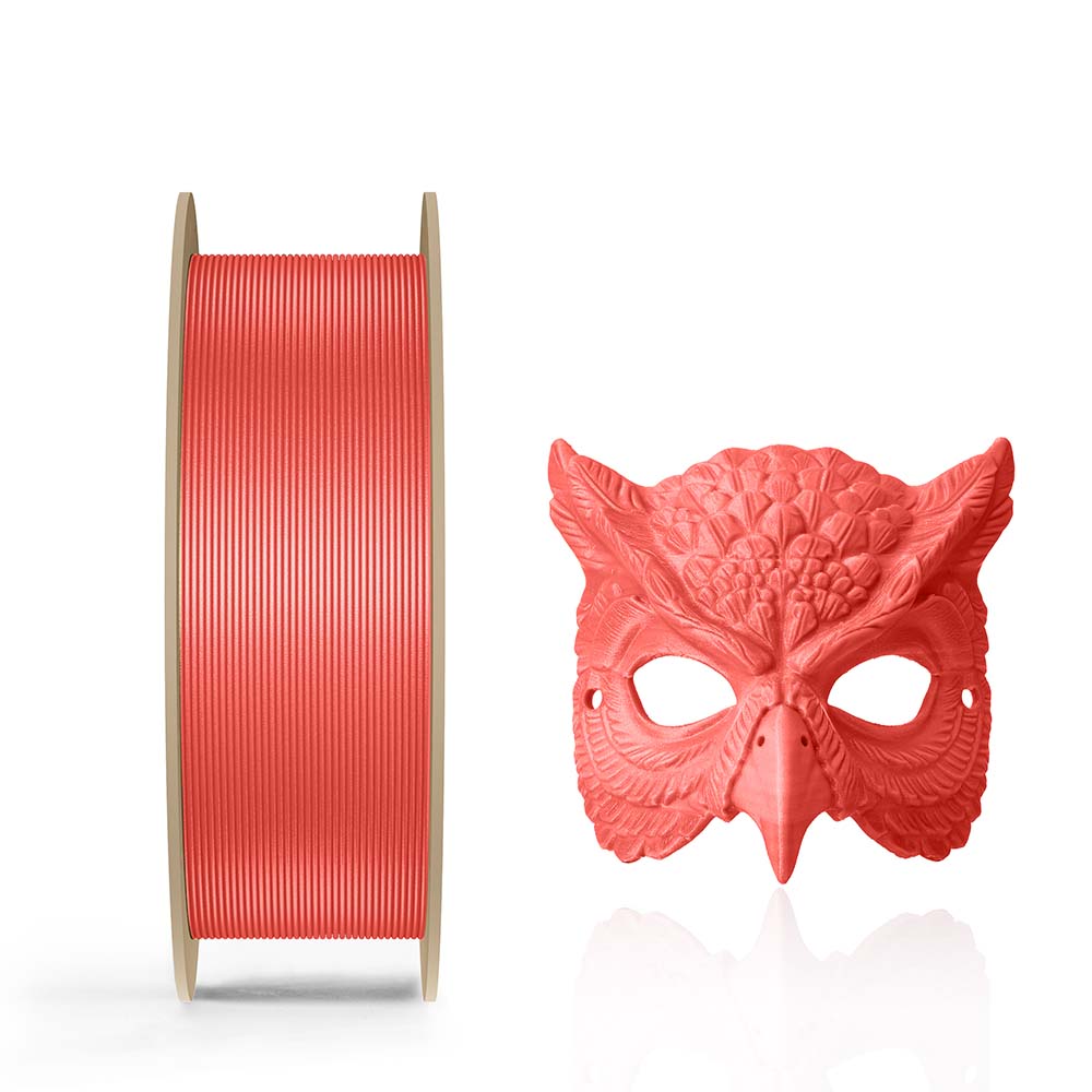 IPCON TPU GF 70D — Vermilion, 1 kg — manufacturer filament colour example