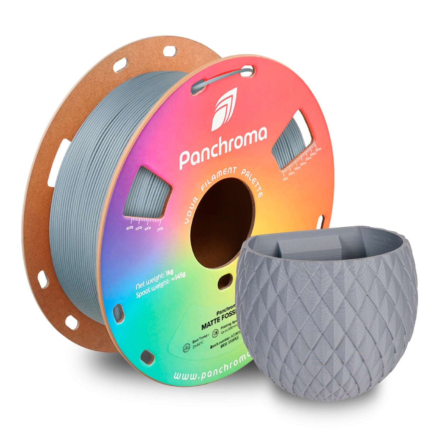Panchroma Standard PLA Matte Filament – 1kg