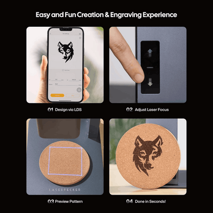 LaserPecker LP2 Handheld Laser Engraver – Basic Version