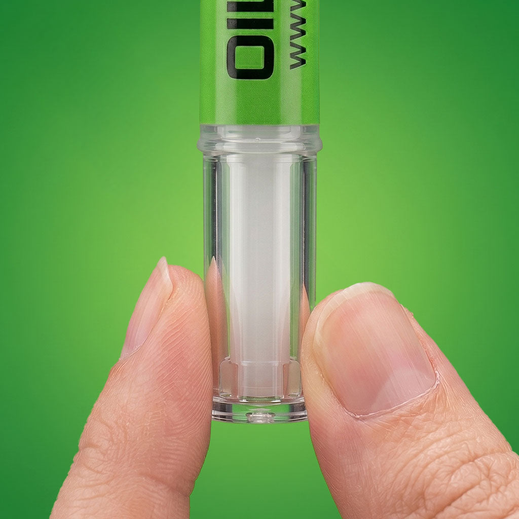 OilStick twist-to-load feature