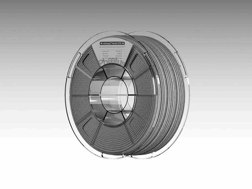 PHAETUS NexPa CF25 Nylon Filament 1kg – Black