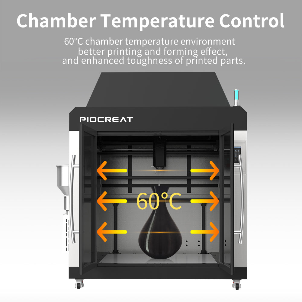 Piocreat G12 - Industrial Pellet 3D Printer