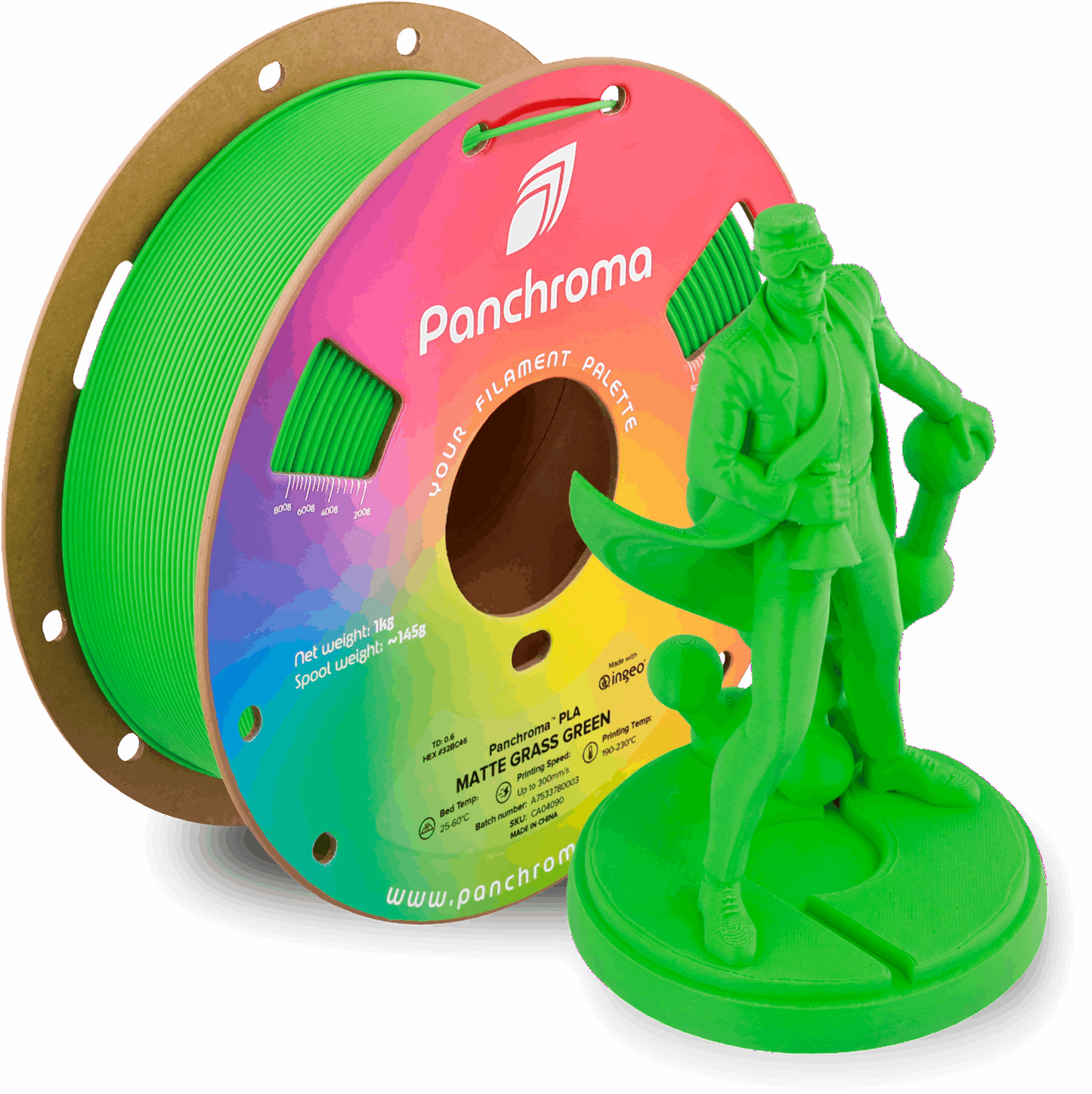 Panchroma by Polymaker Premium PLA Matte Filament – 1kg
