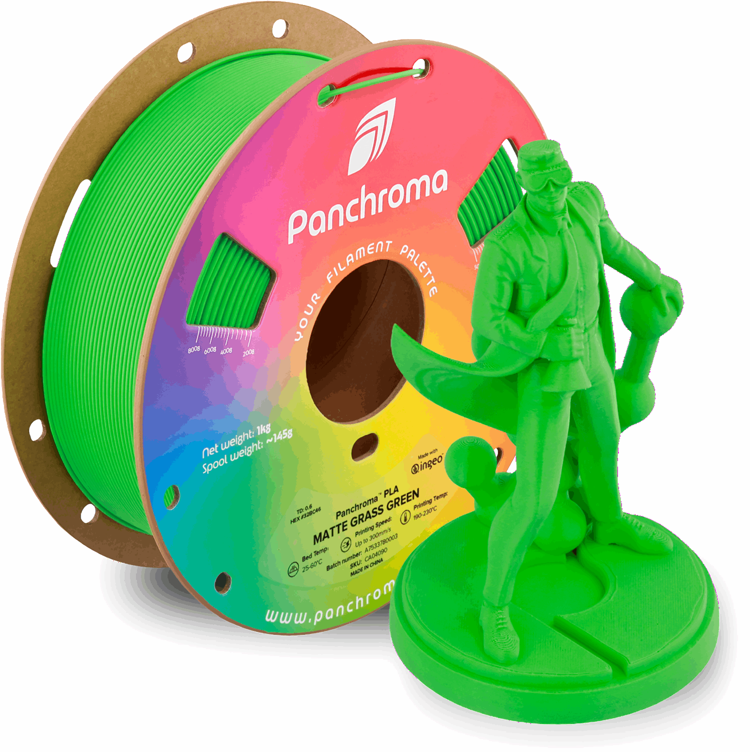 Panchroma by Polymaker Premium PLA Matte Filament – 1kg