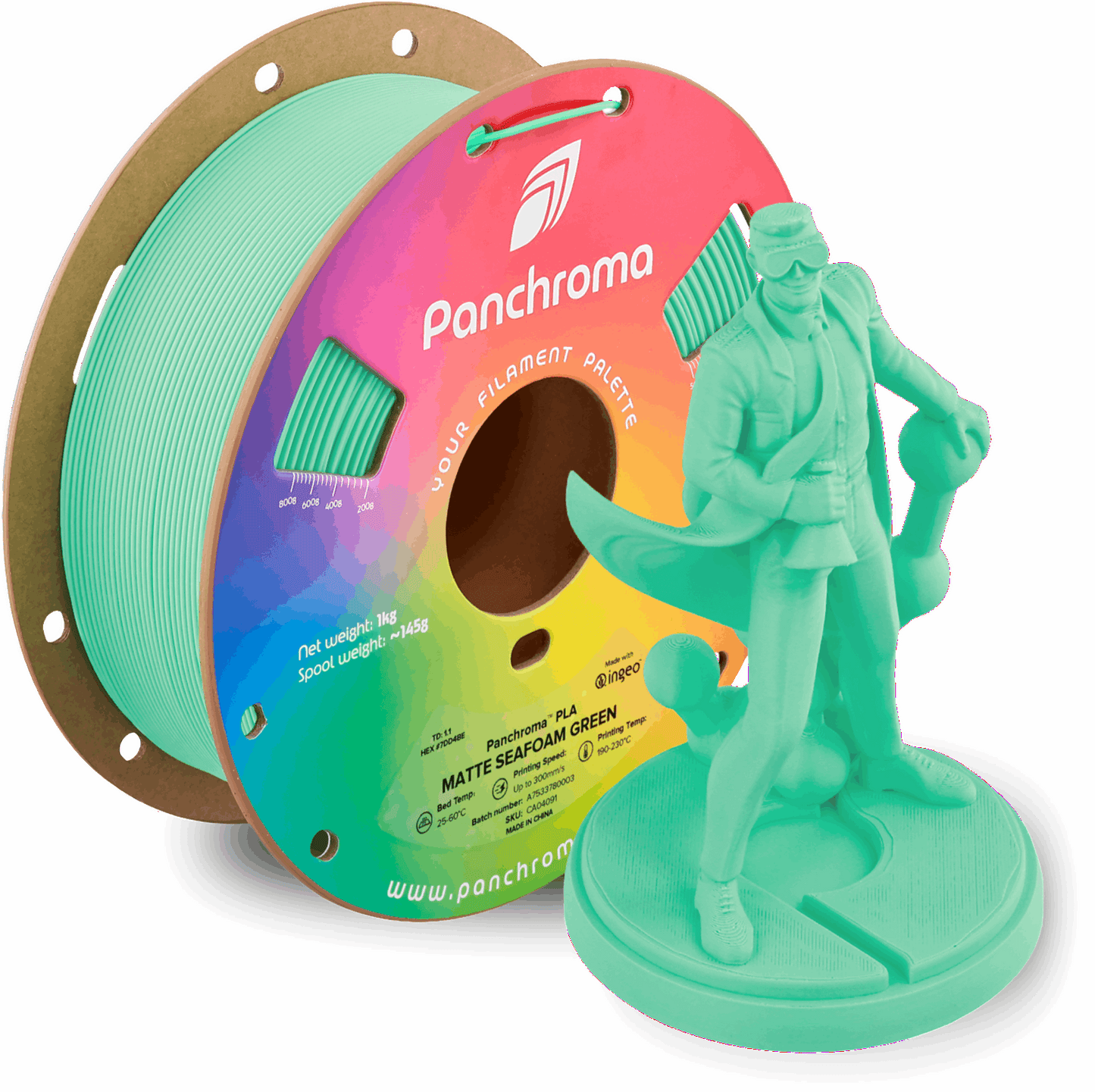 Panchroma by Polymaker Premium PLA Matte Filament – 1kg