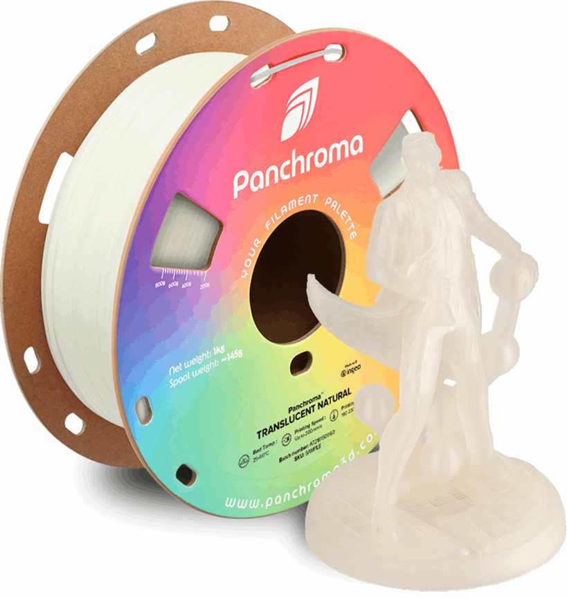 Panchroma by Polymaker PLA Translucent Filament – 1kg