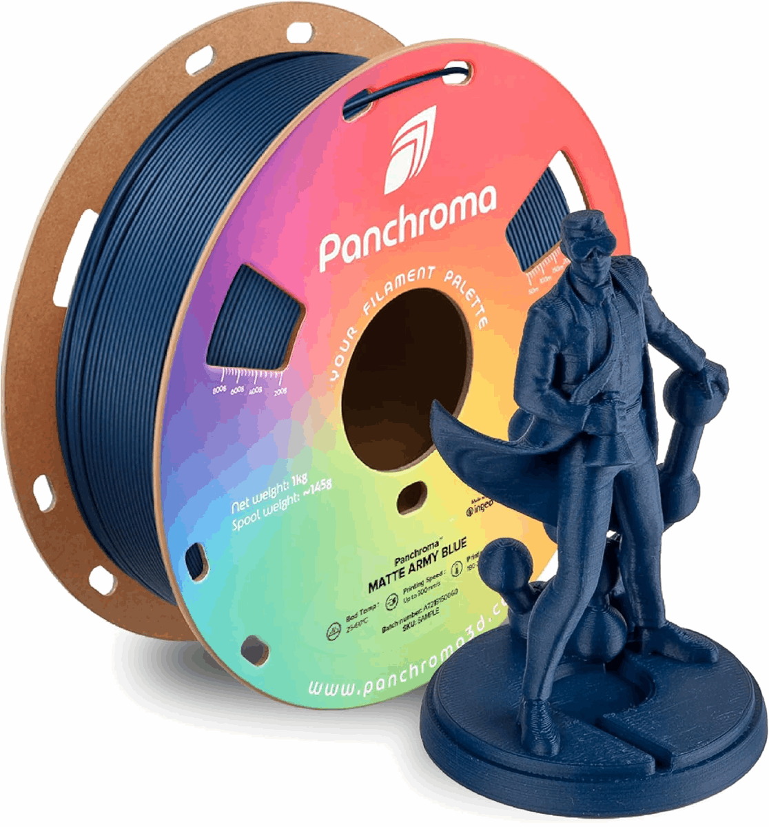 Panchroma by Polymaker PLA Army Matte Filament – 1kg